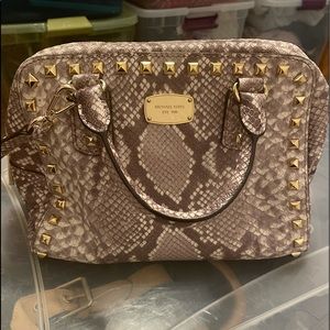 MK Snake Skin Print Purse